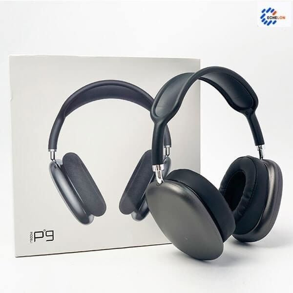 P9 Headphone - Wireless Bluetooth Headphones Adjustable Over-The-Ear Stereo Headset – P9 (Random color)