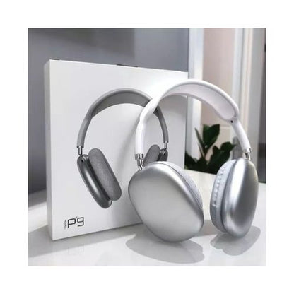 P9 Headphone - Wireless Bluetooth Headphones Adjustable Over-The-Ear Stereo Headset – P9 (Random color)