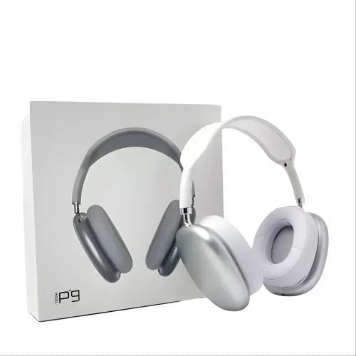 P9 Headphone - Wireless Bluetooth Headphones Adjustable Over-The-Ear Stereo Headset – P9 (Random color)