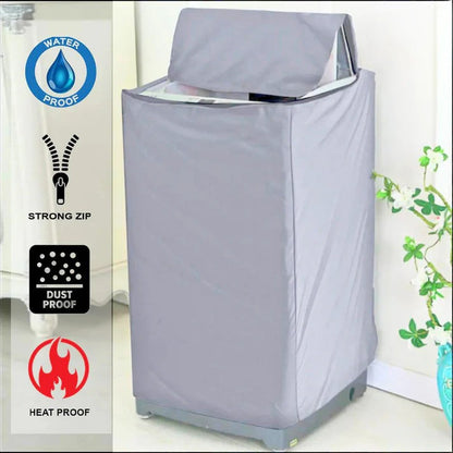 Waterproof Top Load Washing Machine Cover – Durable Parachute Fabric, (Random Color)