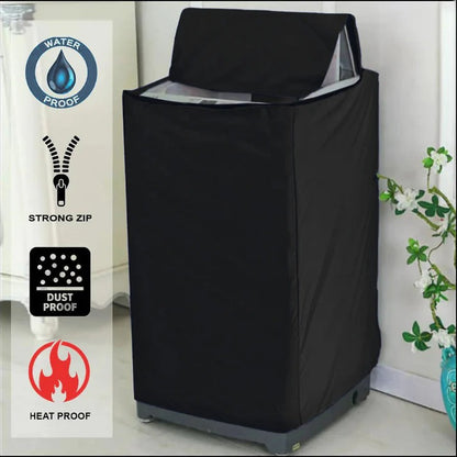Waterproof Top Load Washing Machine Cover – Durable Parachute Fabric, (Random Color)