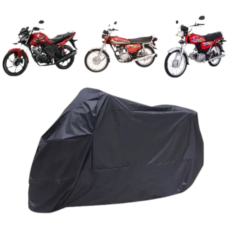 Bike Cover Dust & Water Proof  | Universal 70CC and 125CC  Scratch & Rust Protection Cover | Random Color