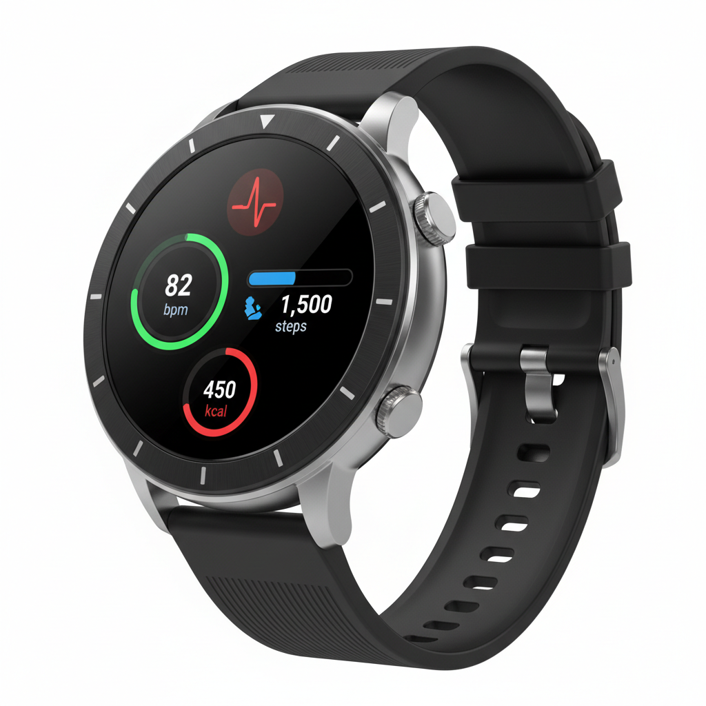 LT-11 GT 3 Smart Watch | 1.3" Touchscreen, Fitness Tracker, Heart Rate & Notifications