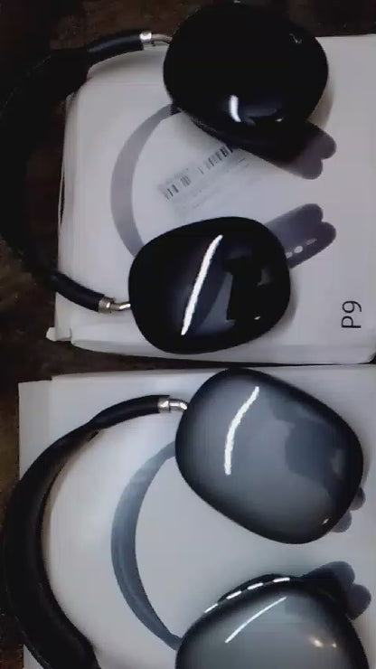 P9 Headphone - Wireless Bluetooth Headphones Adjustable Over-The-Ear Stereo Headset – P9 (Random color)