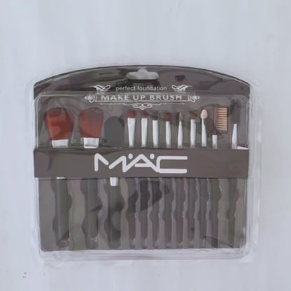 Makeup Brush Set – 12-Piece Professional Makeup Tool Kit | Soft, High-Quality Synthetic Bristles | Huada | Fit Me | Pabibrow