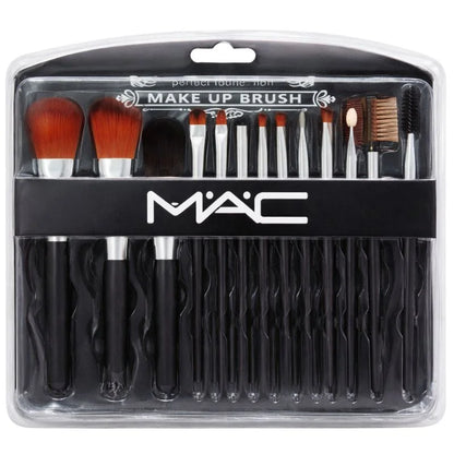 Makeup Brush Set – 12-Piece Professional Makeup Tool Kit | Soft, High-Quality Synthetic Bristles | Huada | Fit Me | Pabibrow