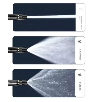 Plastic High Quality Black Nozzle | Spray Nozzle For Car, Watering Flowers, Washing Glass, Water Column | Tap Nozzle High Pressure