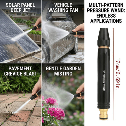 Plastic High Quality Black Nozzle | Spray Nozzle For Car, Watering Flowers, Washing Glass, Water Column | Tap Nozzle High Pressure