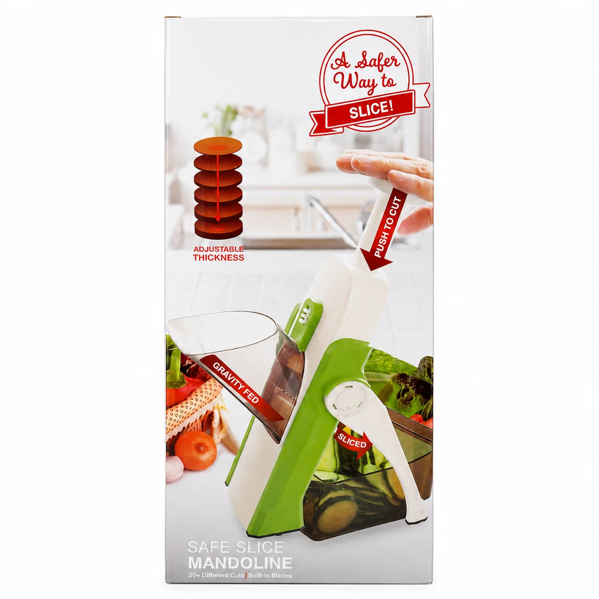 Vegetable Slicer Chopper | Manual Mandoline Cutter / Grinder | Multi-Function Fruit  &  Vegetable Slicer