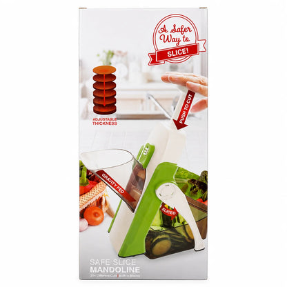 Vegetable Slicer Chopper | Manual Mandoline Cutter / Grinder | Multi-Function Fruit  &  Vegetable Slicer